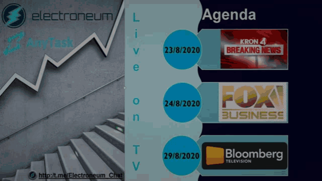 a screen shows the agenda for the week of 23/8/2020