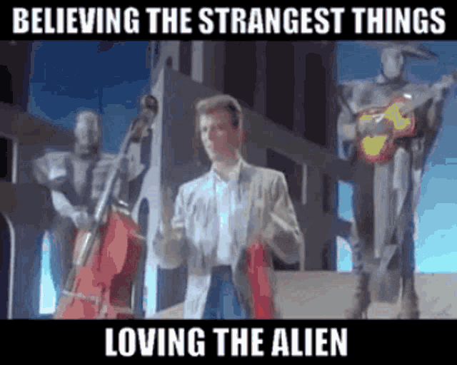 David Bowie Loving The Alien GIF - David Bowie Loving The Alien Believing The Strangest Things GIFs