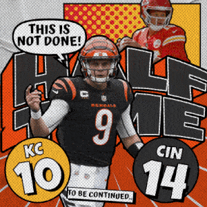 a bengals football player with the number 9 on his shirt