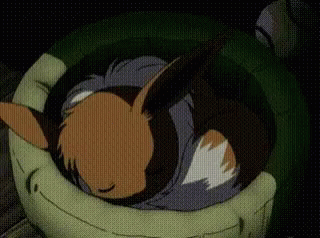 Sleeping Eevee GIF - Sleeping Eevee Pokemon GIFs