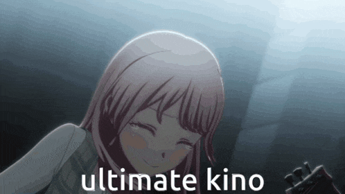 a picture of a girl with the words ultimate kino below her