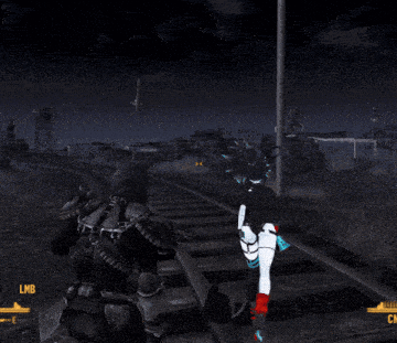 a screenshot of a video game with the letters lmb visible