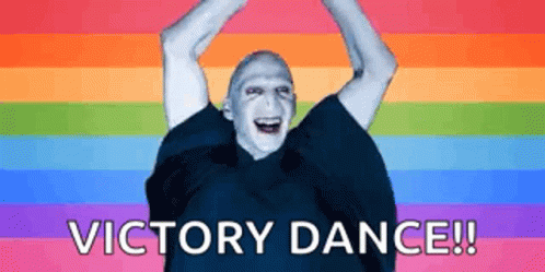 Lord Voldemort Happy GIF - Lord Voldemort Happy Victory Dance GIFs