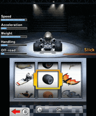 a screenshot of a video game that says slick on it
