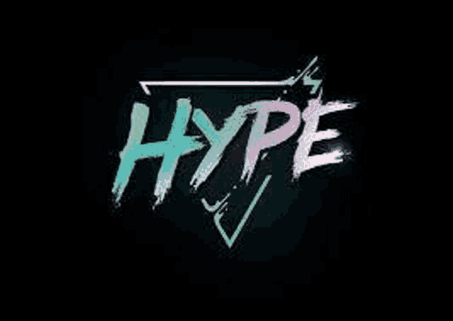 the word hype is written in a triangle with a check mark on it .