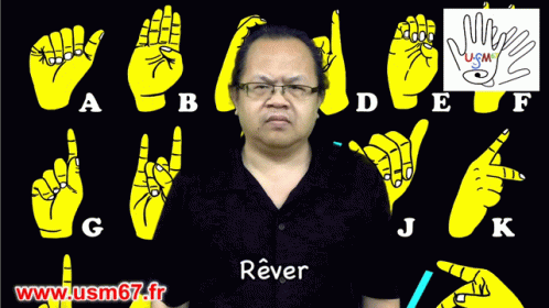 Rever Lsf Usm67 Sign Language GIF - Rever Lsf Usm67 Sign Language Rever GIFs