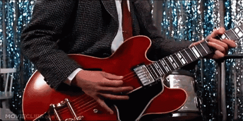 Back To The Future Playing Guitar GIF - Back To The Future Playing Guitar Rock On GIFs