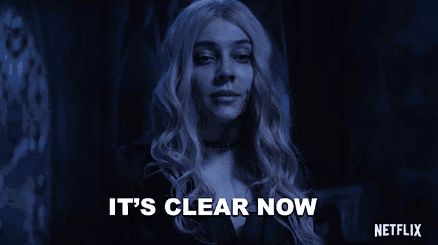 a netflix ad shows a woman in a dark room