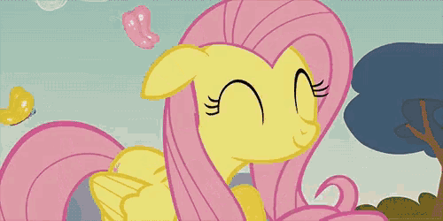 a cartoon pony says hey stop being so adorable while another pony looks on