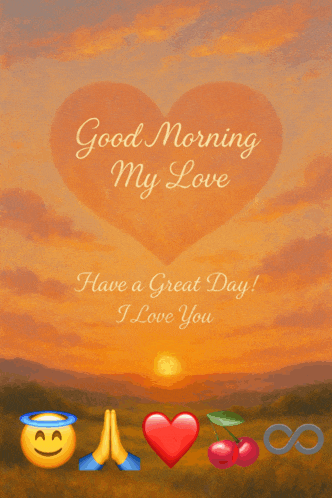 a good morning my love have a great day i love you greeting card
