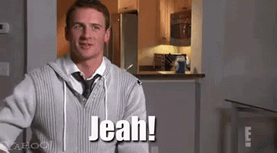 Super Stoked About Something GIF - Jeah Ryan Lochte GIFs