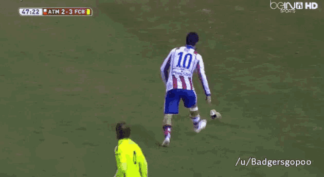 a soccer game is being shown on bein sports