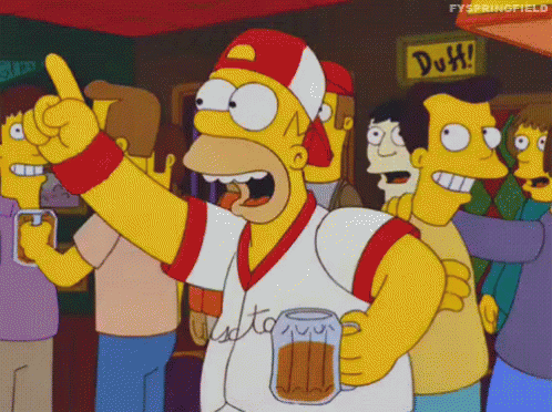The Simpsons Homer Simpson GIF - The Simpsons Homer Simpson Yey GIFs