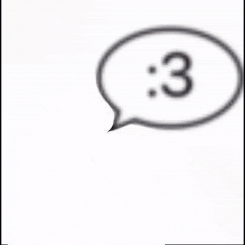a man in a suit sits in front of a speech bubble with the number 3 in it