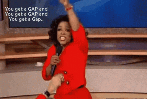 Oprah Winfrey You Get A Gap GIF - Oprah Winfrey You Get A Gap Pointing GIFs