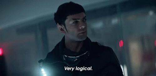 Very Logical Spock GIF - Very Logical Spock Ethan Peck GIFs