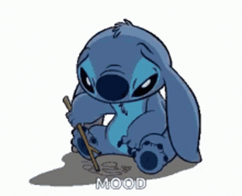 Sad Stitch GIF - Sad Stitch Mood GIFs