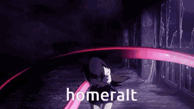 a picture of a girl with the word homeralt in the corner