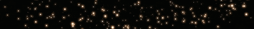 a black background with a lot of gold lights
