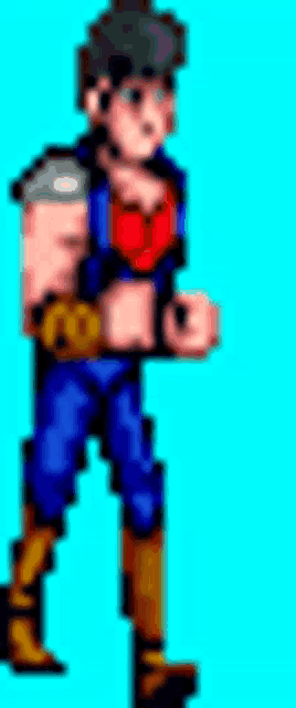 Kenshiro Double Dragon Gabo Hanzo Walk GIF