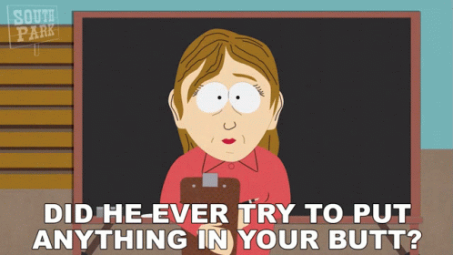 Did He Ever Try To Put Anything In Your Butt Church Counselor GIF - Did He Ever Try To Put Anything In Your Butt Church Counselor South Park GIFs