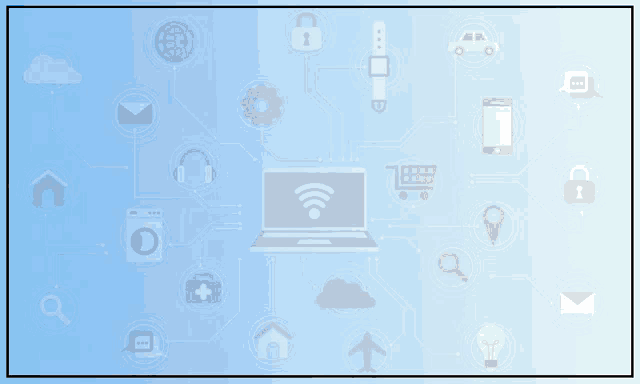 an advertisement for fontera telecommunications with a picture of a laptop and a phone