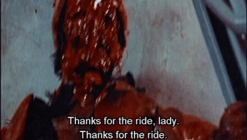 Creep Show Thanks For The Ride GIF - Creep Show Thanks For The Ride Lady GIFs