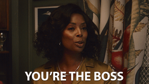 You'Re The Boss Marley GIF - You'Re The Boss Marley Tasha Smith GIFs