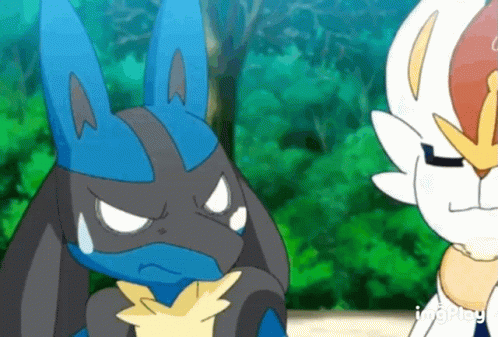Lucario Angry GIF - Lucario Angry Cinderace GIFs