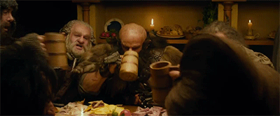 Cheers GIF - The Hobbit Cheers Party GIFs