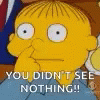Simpsons You Didnt See Nothing GIF - Simpsons You Didnt See Nothing Picking Nose GIFs