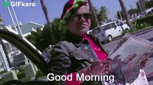 Good Morning Gifkaro GIF - Good Morning Gifkaro Top Of The Morning GIFs