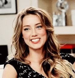 Amber Heard Laughing GIF - Amber Heard Laughing Smile GIFs