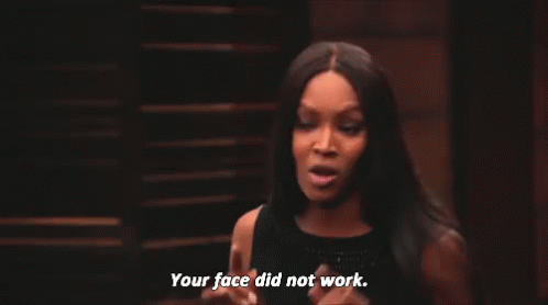 Sry Not Sry GIF - Naomi Campbell Face Sassy GIFs