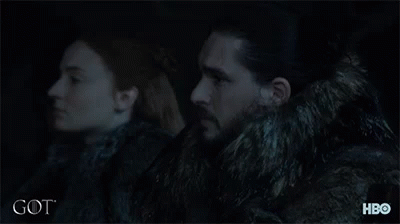 Jon And Sansa Look Brother And Sister GIF - Jon And Sansa Look Brother And Sister Siblings GIFs