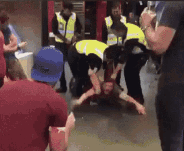 Kicked Out Guy Getting Taken By Guards GIF - Kicked Out Guy Getting Taken By Guards GIFs