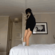 Jenna Ortega Jumping GIF - Jenna Ortega Jumping GIFs