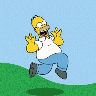 Feeling Fine GIF - Homer Simpson The Simpsons Skipping GIFs