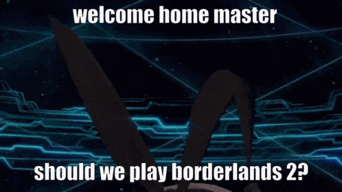 welcome home master should we play borderlands 2?