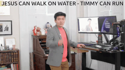 Steven He Walk On Water GIF - Steven He Walk On Water Timmy GIFs