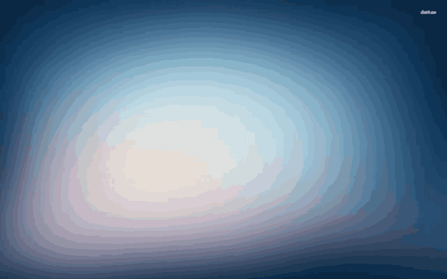 a dark blue background with a white circle in the middle