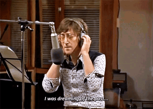 John Lennon Dreaming GIF - John Lennon Dreaming Past GIFs