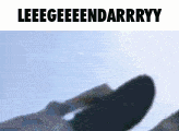a picture of a person riding a skateboard with the words leegeeeendarrryy written on the bottom