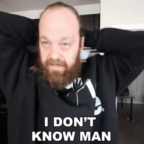 I Dont Know Man Teddy Safarian GIF - I Dont Know Man Teddy Safarian Ohitsteddy GIFs