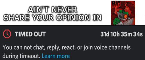 a sign that says ain t never share your opinion in