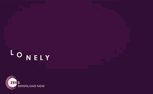 a purple background with the words lonely in lockdown