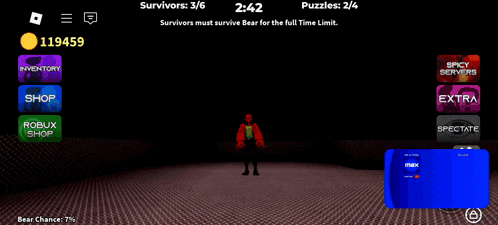 a screenshot of a roblox game shows the time as 2:41