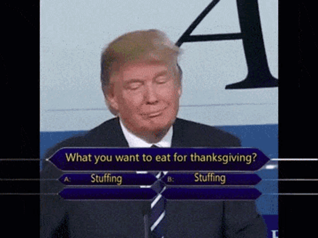 Trump Thanksgiving GIF - Trump Thanksgiving Feast GIFs