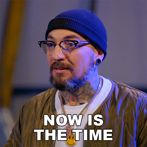 Now Is The Time Dj Tambe GIF - Now Is The Time Dj Tambe Ink Master GIFs