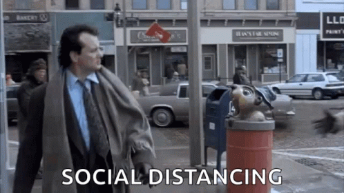 Social Distancing Push GIF - Social Distancing Push Groundhog GIFs